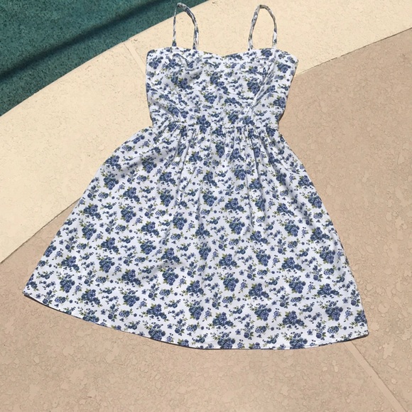Original Piece Dresses & Skirts - Original Piece Blue Floral Sundress